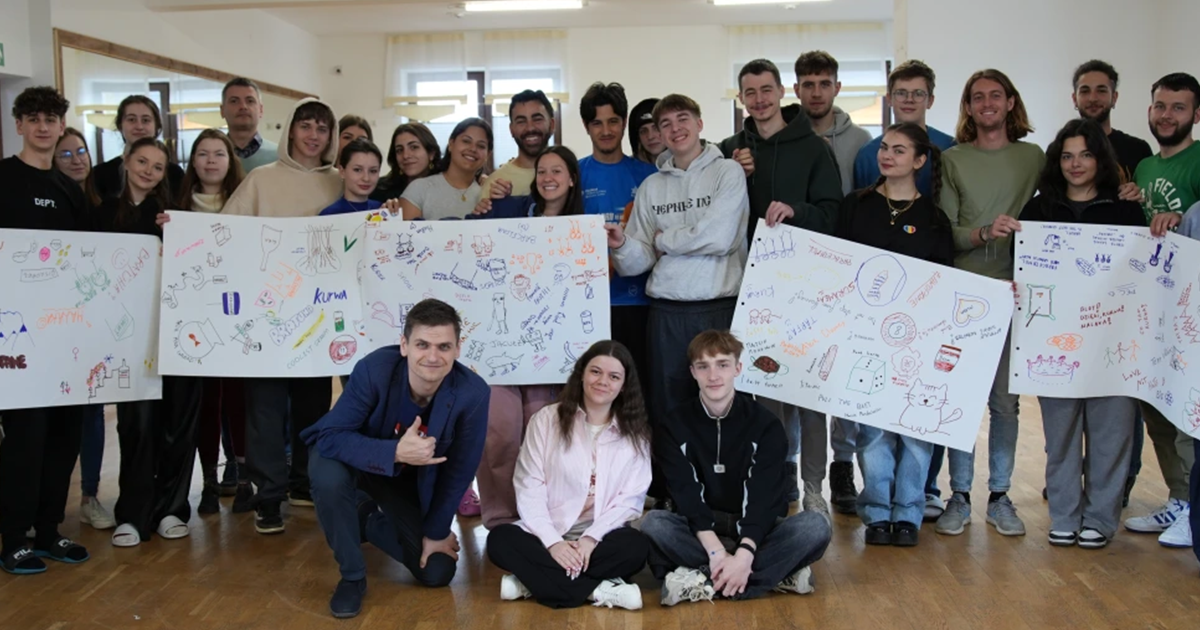 Group photo from the project in Poland